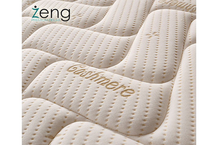 Luksus memory skum madrasser fra Zeng fremstillet af naturlige, økologiske og allergivenlige kashmere fibre 2 