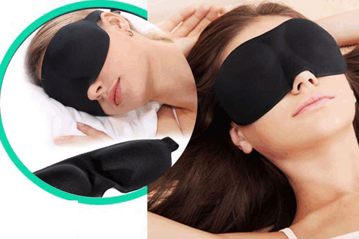 Få de optimale betingelser for en god nattesøvn med en 3D-sovemaske2 