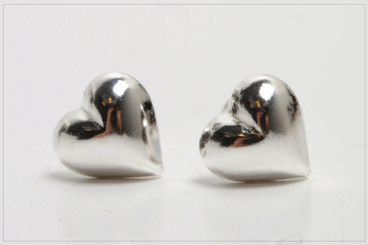Klassiske og elegante hjerteørestikker i 925 Sterling sølv2 