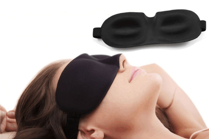 Få de optimale betingelser for en god nattesøvn med en 3D-sovemaske3 