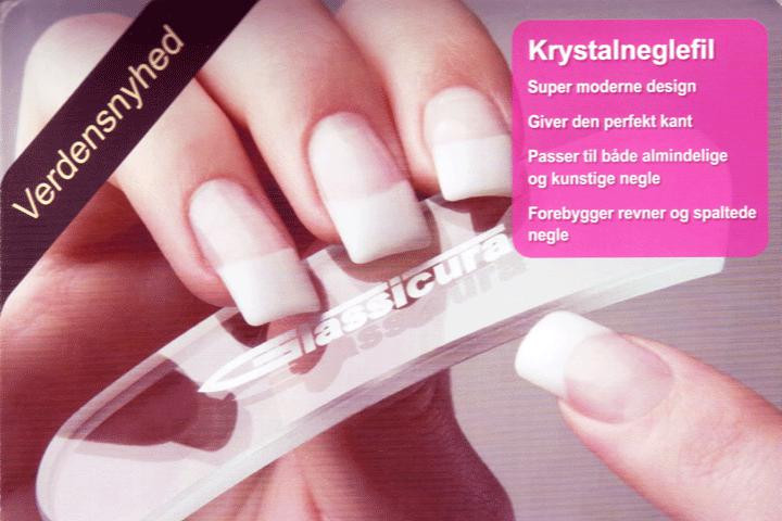 Glassicura neglefile af krystalglas med ergonomisk buet design1 