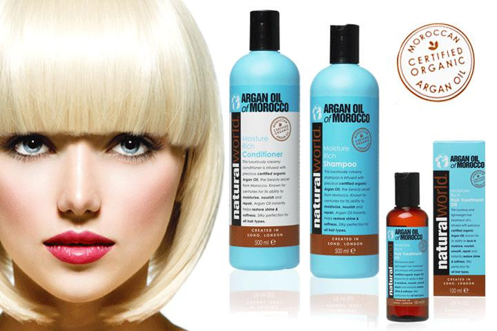 Luksusbehandling til dit hår med Økologisk Moroccan Argan Oil til lav pris1 