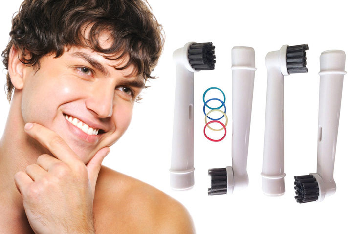 Oral-B kompatible børstehoveder med trækul - vælg mellem 4,8 eller 16 stk. 1 