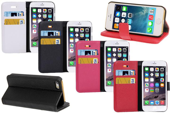 Beskyt din iPhone med et flip cover i flot design og med plads til kreditkort 1 