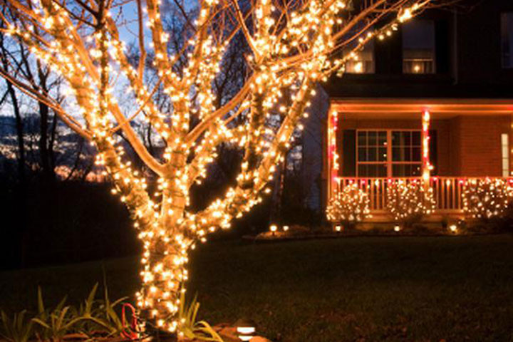 Jule lyskæder med 40 eller 80 hvide LED lys, der kan bruges både inde og ude1 