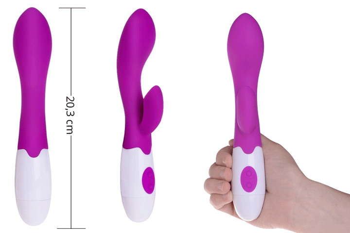 Vibrator med krumning, der giver ekstra nydelse og stimulans3 