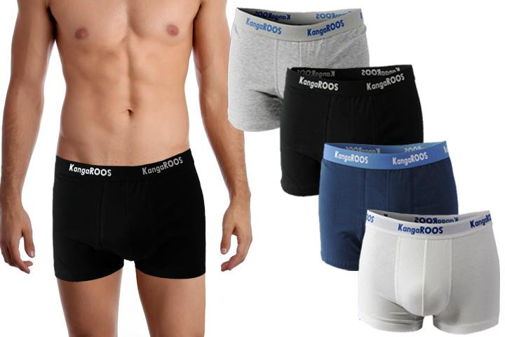Skift de gamle slidte boxershorts ud med 8 par KangaROOS boxershorts i den kendte høje kvalitet1 
