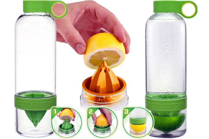 Lav sunde og smagfulde vitaminvand med den smarte Citrus Zinger drikkedunk2 