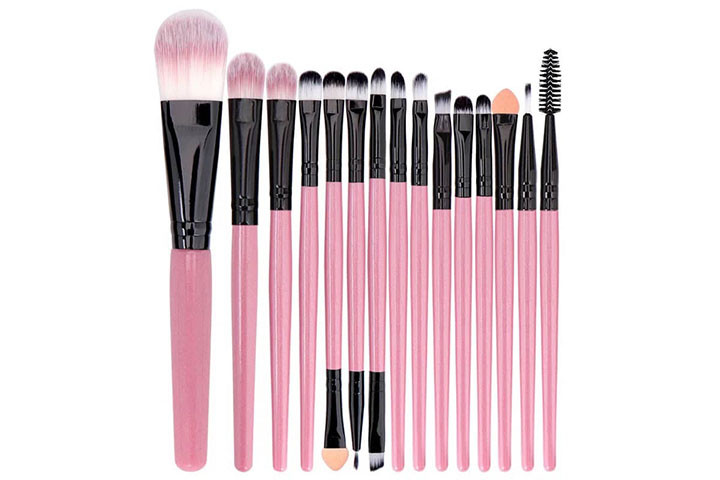Sæt med 20 Professionelle Makeup Børster – Perfekt til Alle Looks! 2 