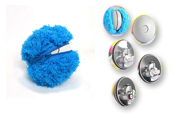 Mikrofiber rengørings bold til rengøring, som også kan anvendes som dyrelegetøj 2 