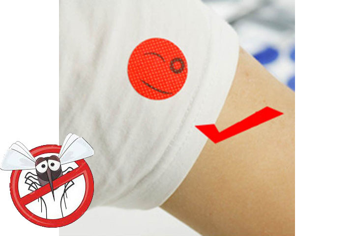 Mygge stickers - klistermærker med smiley motiver og citronella duft, der holder myggene på afstand2 