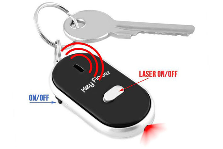 Med nøgle-finderens alarmsystem og LED-lys ved du altid, hvor dine nøgler er3 