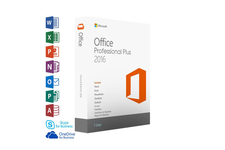 Microsoft Office 2016 – Professional Plus - komplet sæt til arbejdscomputeren 1 