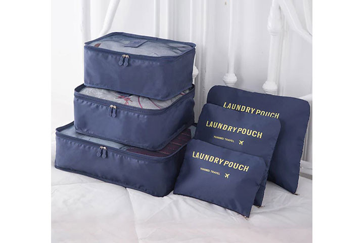 Opbevaringstaskerne opbevarer dine ting separat i kufferten eller rejsetasken4 