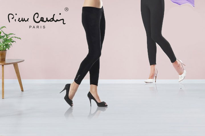 Sorte Pierre Cardin tights med smuk pasform1 