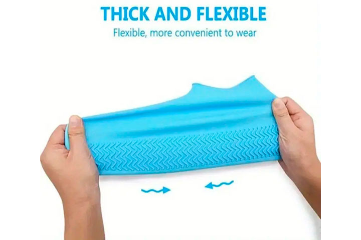 Hold dit fodtøj tørt med 2 par Silikone Outdoor Cover!5 