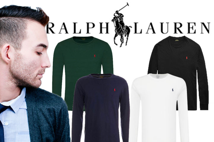 Langærmede bomuldstrøjer fra Ralph Lauren til mænd1 