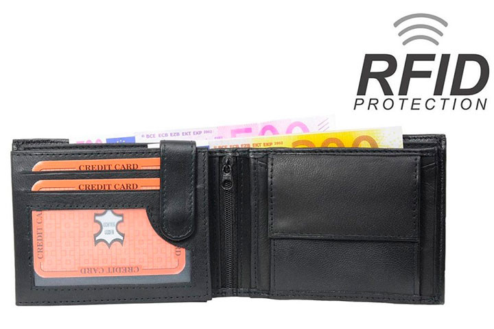 Beskyt dine værdigenstande med stil! Opdag vores RFID-beskyttede Nappa læderpung.3 