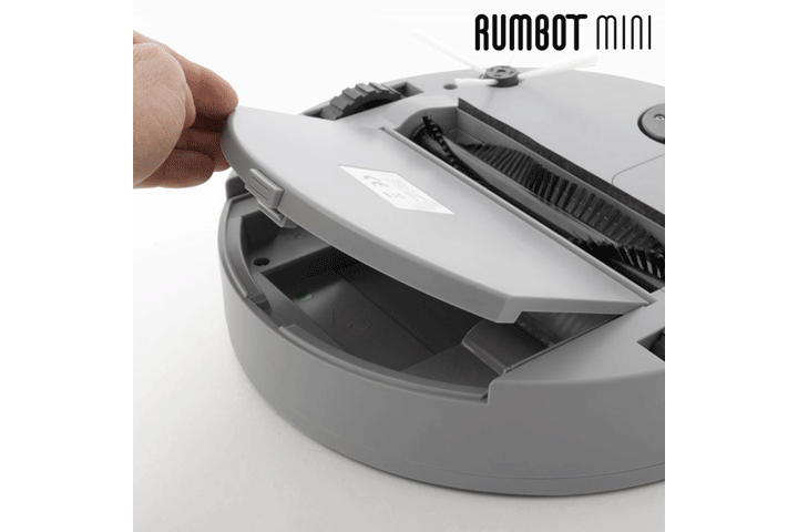 Rumbot Mini robotstøvsuger, der opsamler støv og skidt fra dine gulve - uden at du skal løfte en finger!3 