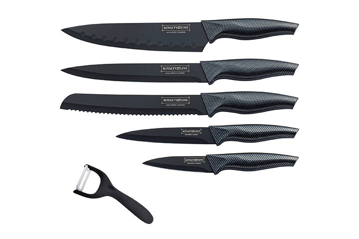 Royalty Line knivsæt bestående af 5 forskellige slags rigtig gode knive3 
