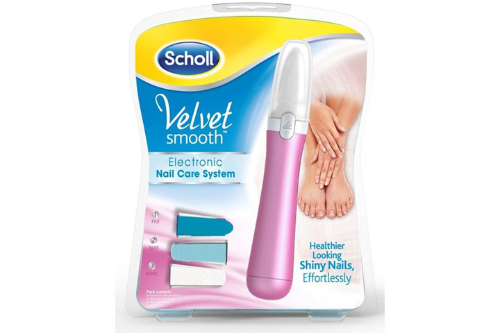 Scholl Velvet Smooth Electronic Nail Care System til både mani- og pedicure 1 