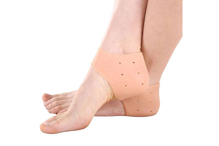 Hælstrømper i silikone der er designet til at lindre ubehag og smerter i din hæl4 