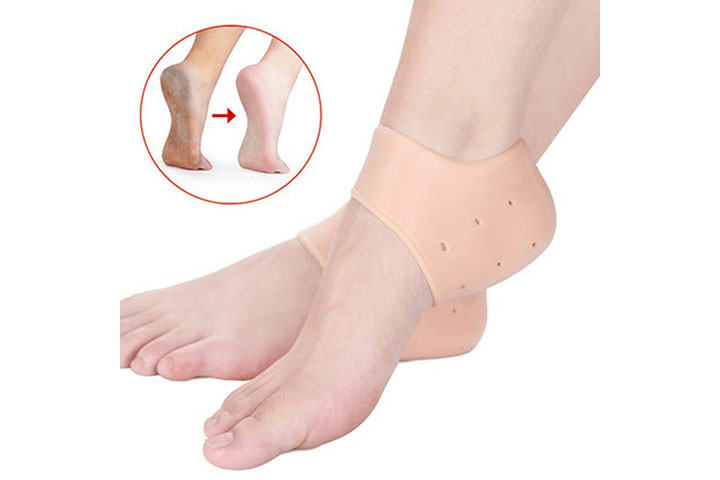 Hælstrømper i silikone der er designet til at lindre ubehag og smerter i din hæl6 
