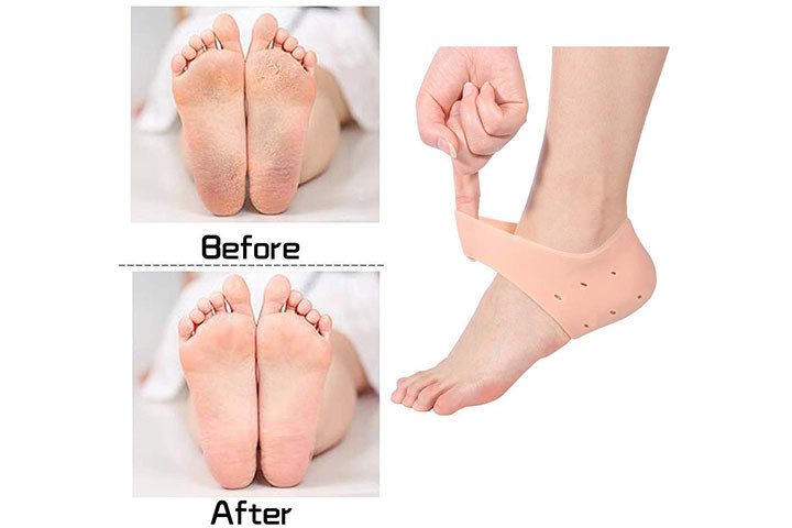 Hælstrømper i silikone der er designet til at lindre ubehag og smerter i din hæl1 