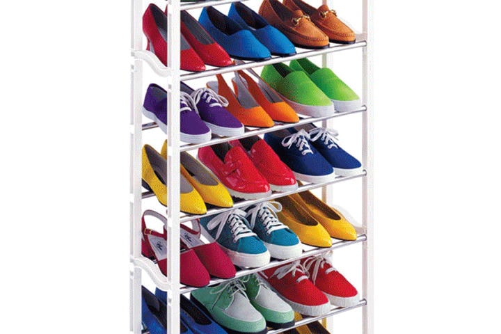 Smart skohylde i enkelt design med plads til 30 par sko2 