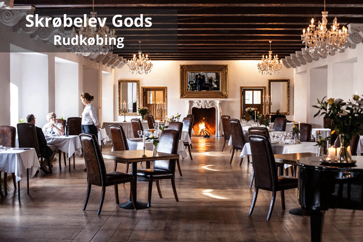 Nyd 1 romantisk overnatning på Skrøbelev Gods for 2 personer inkl. 2-retters menu samt lækker morgenbuffet!1 