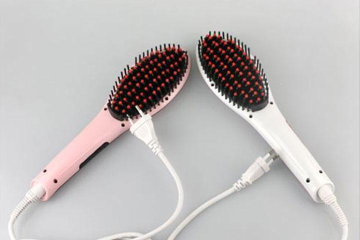 Få flot og glat hår, mens du børster det med denne smarte og praktiske glattebørste - nemmere bliver det ikke!4 