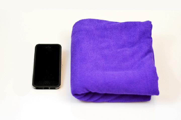 Lækre og lette mikrofiber-håndklæder, der tørrer dobbelt så hurtigt som almindelige håndklæder!4 
