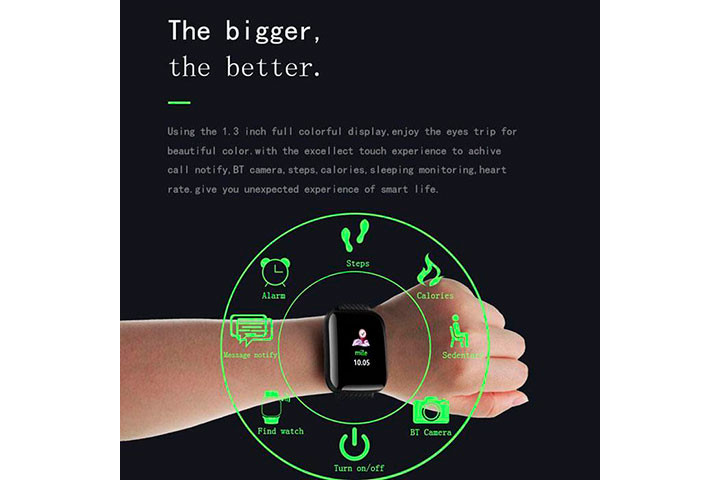 Sport Smartwatch 116 Plus – Vandtæt Fitness Tracker til Mænd & Kvinder5 