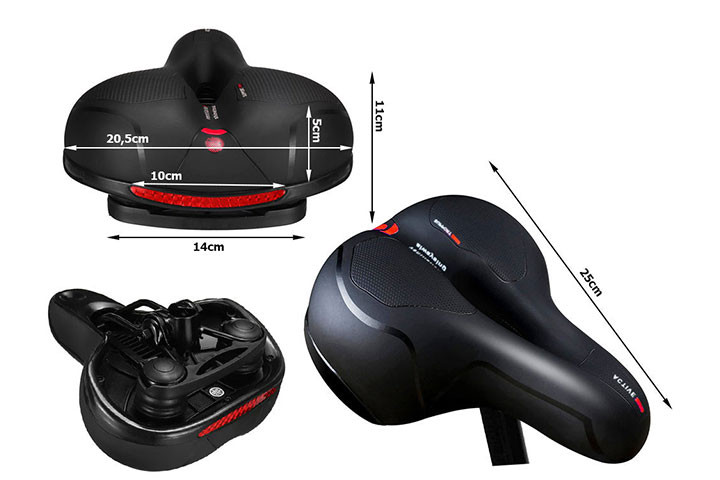 Sportscykelsadel med Ultra-Komfort – Perfekt til lange ture!3 