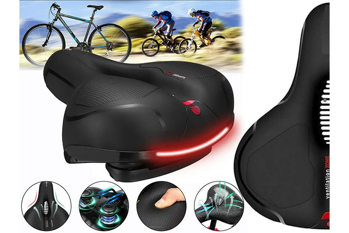 Sportscykelsadel med Ultra-Komfort – Perfekt til lange ture!1 