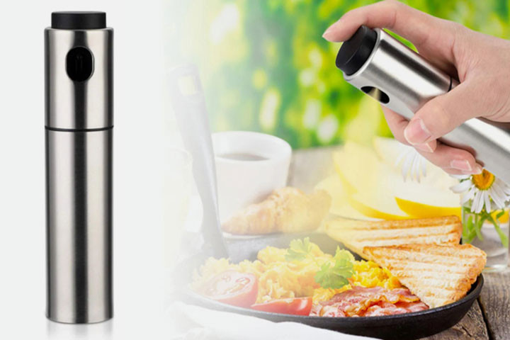 Sprayflaske i rustfrit stål, der gør madlavning og grill endnu sjovere1 