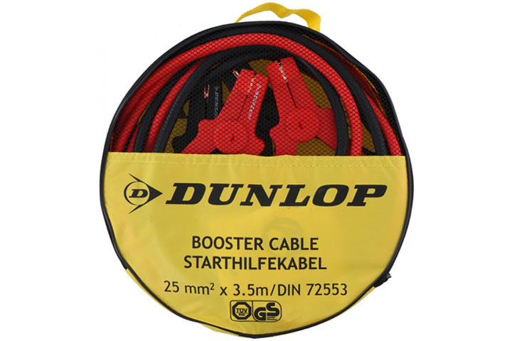 Uundværligt udstyr til bilen i den kolde tid, Startkabelsæt fra Dunlop3 