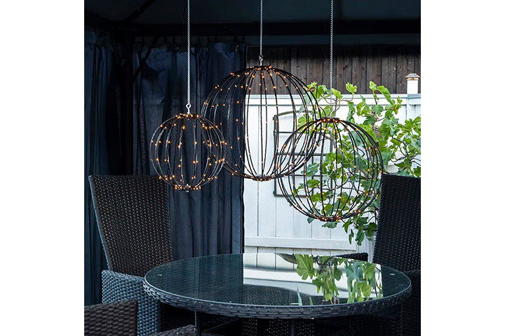 Stor Lyskugle med 400 LED7 