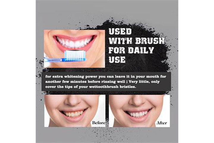 Tandblegning med kul, Få smukke, hvidere tænder på naturlig vis med dette tandblegningsprodukt4 