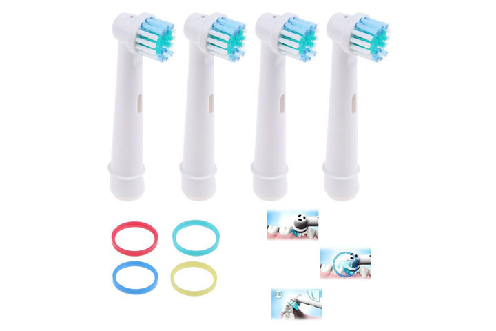 8 stk. tandbørstehoveder der er kompatible med langt de fleste el-tandbørster på markedet2 