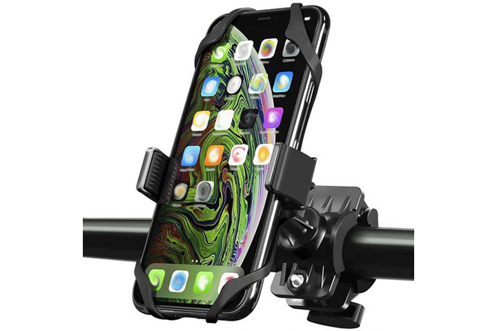 Du kan bruge din smartphone håndfrit og den passer til motorcykler, klapvogne, cykler og scooters2 