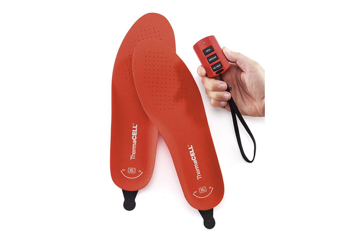 ThermaCELL Varmesåler til skoene med fjernbetjening og USB-oplader1 