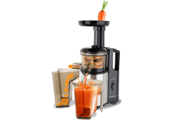 Slowjuicer fra Turbo Tronic, der skåner miljøet og laver vitaminrig juice 5 