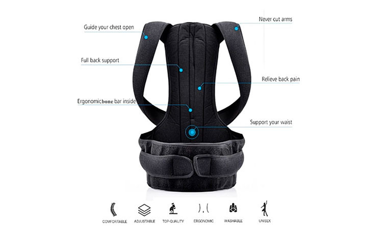 Kropspositur Vest, designet til at give dig en ergonomisk og sund kropsholdning!2 