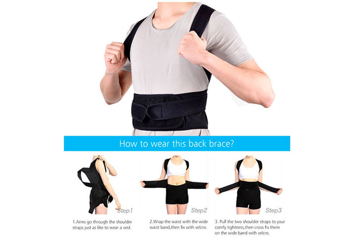 Kropspositur Vest, designet til at give dig en ergonomisk og sund kropsholdning!3 
