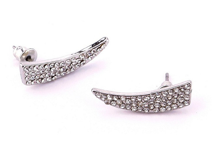 Unicorn Earrings i guld eller sølv med Swarovski sten3 