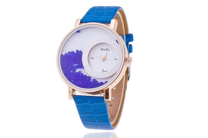 Lækkert Dazzler Crystal ur med Swarovski elementer fra mærket Romatco6 