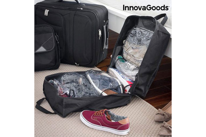 Rejsetaske til sko, der hjælper dig med at holde din garderobe organiseret - selv på farten2 