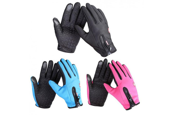 Smarte vind- og vandtætte handsker med touch og anti-skred, så du nemt kan holde ting i hånden5 