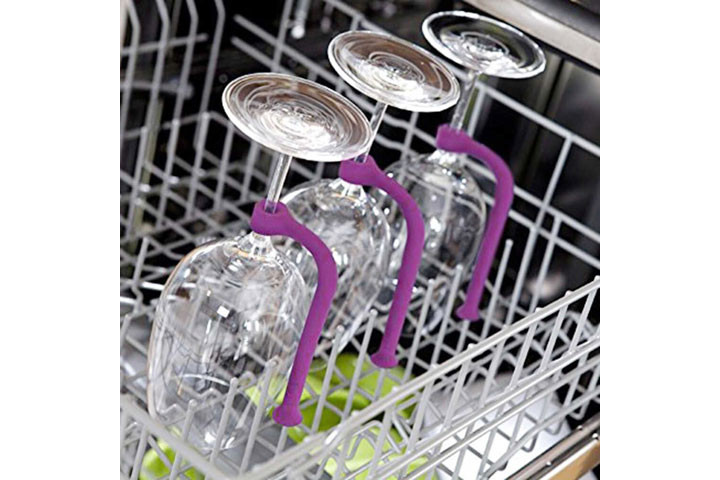 Modtagelig for kolbe mount Vinglasholdere som beskytter dine glas i opvaskemaskinen